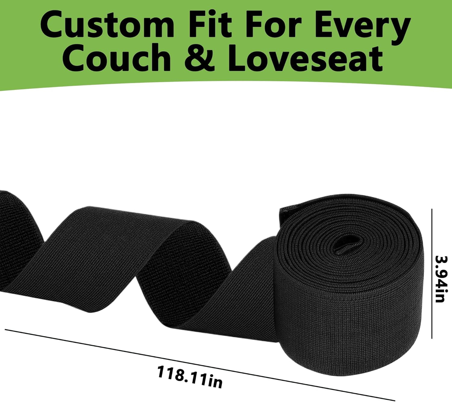 Under Couch Blocker for Pets and Kids Toy Black 3.94 in x 9.84 ft