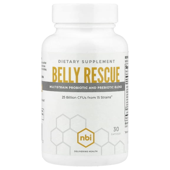 NBI Health Belly Rescue , 30 Capsules