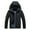 Black, variant on Herrnalise Men's Jacket Mountain Waterproof Ski Jacket Warm Winter Waterproof Windbreaker Hooded Raincoat Snowboarding Sweatshirt Gray