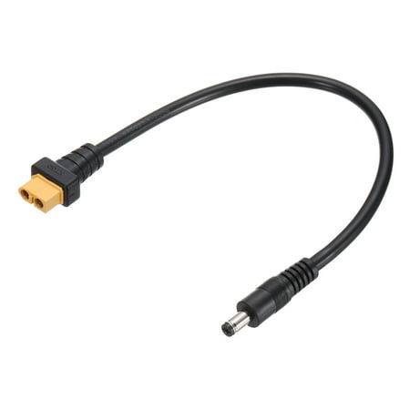 Uxcell XT60 Adapter Cable XT60 Female to DC5521 Male 5.5 x 2.1mm Connector Cable for Portable Power Station Solar Panel Solar Power Generator