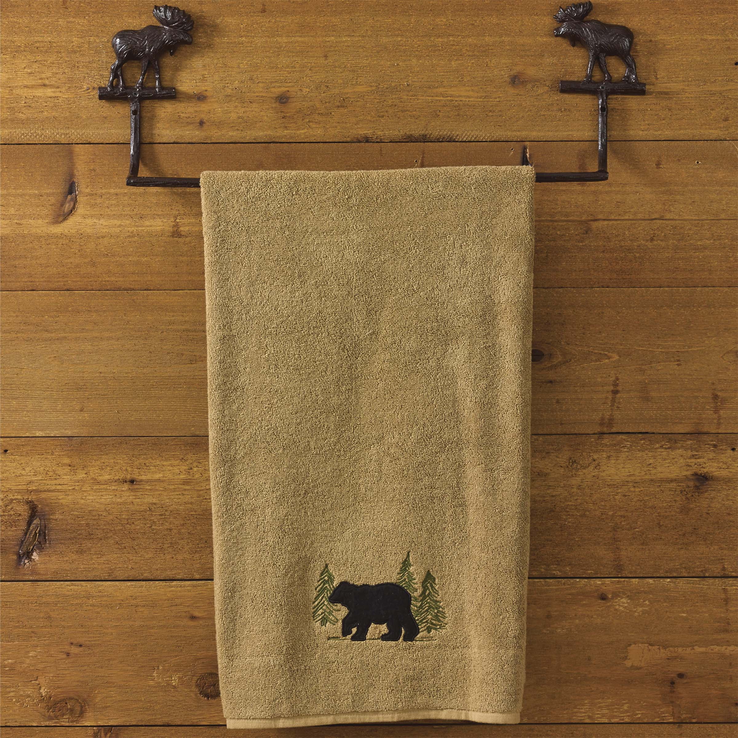 Park Designs Black Bear Terry Bath Towel