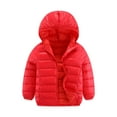 thumbnail image 2 of Esaierr Kids Baby Boys Girls Winter Down Coat 2-12Y Toddler Warm Hooded Puffer Lightweight Water-Resistant Young Person Packable Jacket Puffer Outwear, 2 of 6