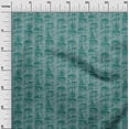 thumbnail image 3 of oneOone Rayon Dusty Teal Green Fabric Tropical Tree Craft Projects Decor Fabric Printed By The Yard 56 Inch Wide, 3 of 4