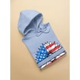 thumbnail image 3 of Patriotic Sunflower Usa Hoodie Women -Image by Shutterstock, Female Large, 3 of 4