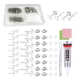thumbnail image 4 of GUOOL 665 Pieces Earring Making Supplies Blank Earring Posts and Backs Replacement, 4 of 9