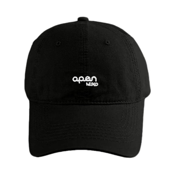 QASIEATN Baseball Caps for Women Wide Brim Small Trucket Hat All Sun Hat Fashion Letter Embroidery Cap Summer Spring Trendy Clothing Accessories
