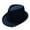 Navy, variant on Men and Women Unisex British Style Solid Color Jazz Hat Sun Hat,Color:Grey