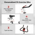 thumbnail image 5 of Stationary Low Noise Cycling indoor bike for Home Cardio Training with 330lbs Weight Capacity, Silent Belt Drive and Comfortable Seat Cushion, 5 of 12