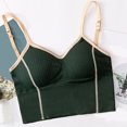 thumbnail image 2 of Kaemgyyd Womens Camisole Trendy Color Block Spaghetti Strap Tank Top Stretchy V Neck Ribbed Padded Cropped Camis, 2 of 3