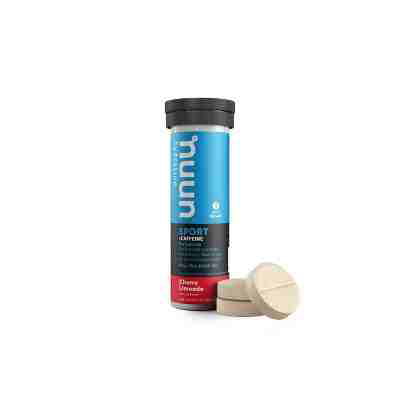 Nuun Hydration Sport + Caffeine Drink Tabs - Cherry Limeade (Best Sports Drink For Electrolyte Replacement)
