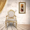 thumbnail image 3 of Hristova, Albena 12x24 Gold Ornate Wood Framed with Double Matting Museum Art Print Titled - Vin Rouge Panel I, 3 of 4