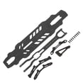 thumbnail image 4 of RC Touring Car Chassis Frame Kit, Rigid RC Touring Car Chassis Kit Flexible  Heat Dissipation Accurate  For Upgrade Black, 4 of 8