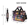 thumbnail image 3 of FORMRS Insulated Cooler Bag 24 Cans Capacity Soft Leakproof Lunch Box with Side Pockets, Blue Jam, 3 of 7