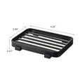 thumbnail image 3 of Yamazaki Home  Slotted Soap Tray, Steel - L 2.95 x W 4.33 x H  0.47 inches Black, 3 of 3