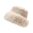 thumbnail image 2 of Gorro de invierno tipo pescador, elegante, cómodo y abrigado, ideal para la nieve. Beige, 2 of 9