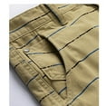 thumbnail image 5 of Xihbxyly Mens Shorts Cargo Shorts for Men, Cargo Shorts for Men Stretch Waist Cotton Hiking Short Casual Solid Zipper Button Pockets Cropped Cargo Shorts, 5 of 7