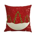 thumbnail image 1 of karymi Christmas Cotton Linen Throw Pillow Case Cushion Cover Home Sofa Decor Clearance, 1 of 1