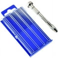 thumbnail image 2 of 20 pc Mini HSS Twist Micro-Drill Bits Set Index 61-80 w/Steel Hand Drill hobby, 2 of 9