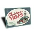 thumbnail image 3 of Christmas Tree Novelty Sign, Metal Wall Decor - 10x14 inches, 3 of 4