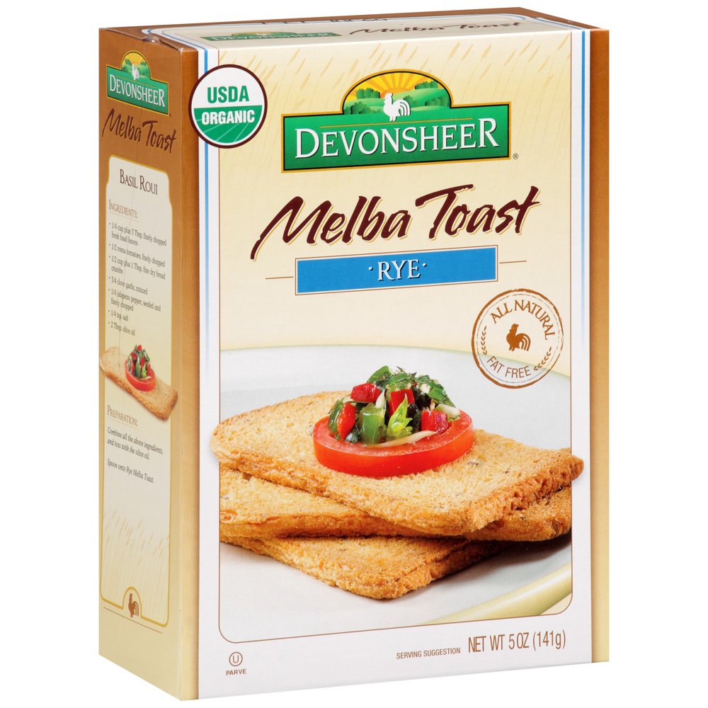 DevonsheerÂ® Melba Toast Rye 5 oz. Box