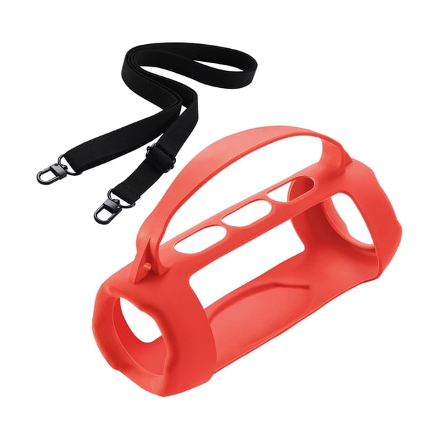 Funda de Silicona CUTICAT para Altavoz Charge5 Estuche de Viaje Rojo