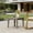Grey, variant on Outdoor Acacia Wood Side Table – 20"W X 20"D X 15.75"H Square Patio End Table for Backyard, Deck, Porch, Balcony