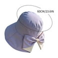 thumbnail image 6 of Summer New Bow Bucket Hat Sun Hat Outdoor Fashion Versatile Sun Hat Children Home Decor Of The Day, 6 of 7