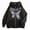L101-Black, variant on Womens Skeleton Zip Up Hoodie Butterfly Zip Up Hoodie Skeleton Oversized Jacket Skeleton Hoodie Sweatshirt(L101-White,XL)