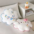 thumbnail image 3 of Sanrio-bonito cojín de flores de Hello Kitty Kuromi, almohada de dibujos animados de Anime, peluches adorables, decoración del hogar, regalos de navidad, 3 of 5