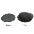 thumbnail image 2 of Leather Coasters, Horween Dublin, Circle, Black (4pc set), 2 of 4