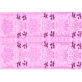 thumbnail image 1 of Ahgly Company Indoor Rectangle Abstract Pink Modern Area Rugs, 7' x 10', 1 of 4