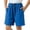 Blue, variant on Boys Athletic Shorts Elastic Waistband Breathable Mesh Running Gym Basketball Workout Shorts Boys Sweatpants Joggers ,8-9 Years ,White