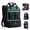 Green, variant on Tool Backpack for Men 18 Inch Heavy Duty Waterproof Multiple Pockets Tool Bag Organizer with Shoulder for Electrician Mechanics HVAC Engineer
