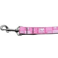 thumbnail image 3 of Pet Dog  Cat Nylon Collar or Leash, "I Heart Pink", 3 of 3