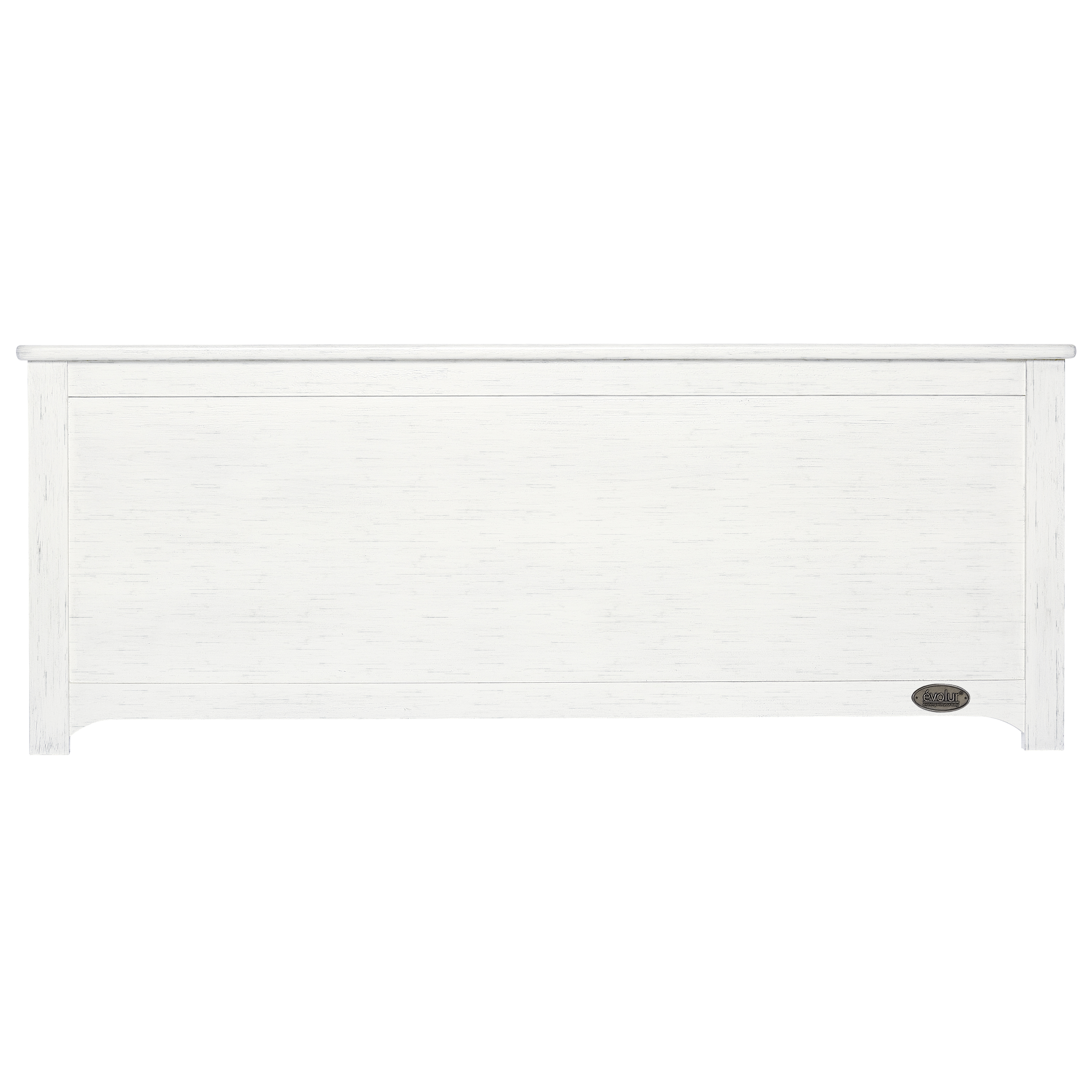 Evolur Universal Low Profile Footboard, Weathered White