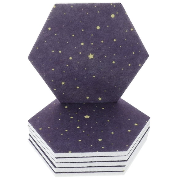 HLONK Cork boards for walls 6pcs Pin Boards Hexagon Felt Boards Bulletin Board Memo Board for Home Office Classroom