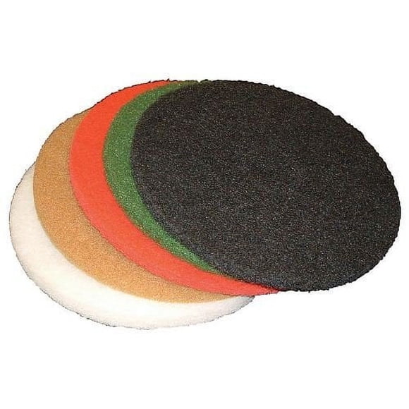 Virginia Abrasives 416-50150 15 x 1 in. Thick Nylon Floor Maintenance Pad - Red, Pack of 5