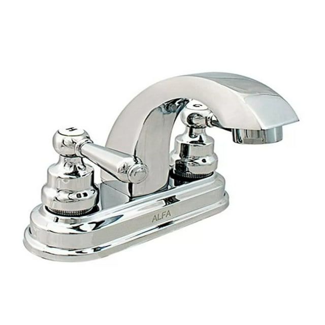 Mezcladora Lavabo Cuerpo De Latón Cromado Manerales Italia