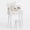 White, variant on FunsLane Kids Vanity Table Set with LED Bear-Shaped Mirror – Wooden Princess Makeup Desk – Storage Drawers & Stool – Pretend Play Dressing Table for Girls’ Bedroom – Color: Pink