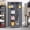 Grey, variant on Metal File Cabinets, Metal Adjustable 2 Doors Metal Storage Cabinet Kitchen Pantry Cabinet With Adjustable Shelves Tall Steel Cabinet Locker For Kitchen, Living Room, Dining Room And Office