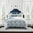 thumbnail image 2 of Beau Toile Blue Duvet Cover Set Queen, 2 of 5