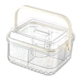 thumbnail image 4 of simhoa Ice Chilled Fruit Serving Tray Portable Container for Kitchen Camping Buffet S S, 4 of 8