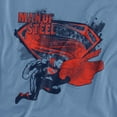 thumbnail image 2 of Man of Steel T-Shirt Sheild Splat Unisex Graphic Tee For Men & Women, 2 of 7