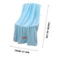 thumbnail image 3 of COM1950s Bath Towel and Face Towel Set, Coral Velvet Microfiber Material, Wearable Design with Secure Closure, Ultra Soft and Highly Absorbent, Perfect for Adults on Travel, At Beach, or Home Use, 3 of 4