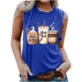 thumbnail image 1 of LSLJS Blouse Sans Manches Imprimée Mode Décontractée pour Femmes Col Rond Sexy Pull-Over Slim, Débardeurs pour Femmes, 1 of 4