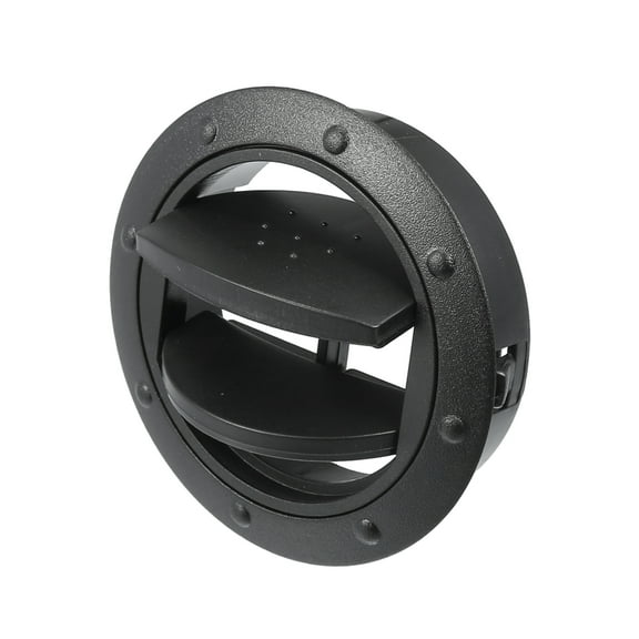 Unique Bargains 70mm Round Black AC Air Condition Vent Outlet Universal for RV Bus Boat Yacht Caravan