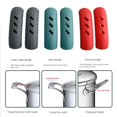 thumbnail image 4 of 1 Pair Of Silicone Handles Anti-scalding Non-slip Silicone Pot Handle Cover Heat Insulation Handle Cover Kitchen Accessories, 4 of 9