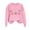Pink, variant on Gytharion Christmas Sweatshirts for Women Funny Casual Christmas Wine Glass Graphic Pullover Top Loose Cozy Rhinestones Long Sleeved Crew Neck Winter Xmas Sweatshirt