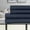 Navy Blue, variant on Solid 700-Thread-Count Sheet Set, Premium Long-Staple Cotton, King, Navy Blue by Blue Nile Mills