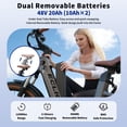 thumbnail image 6 of Step-Thru Electric Bike, 500W (800W Peak) 65Nm Motor, 70 Miles Range, 26" 7-Speed Hydraulic Disc Brake E-Bike for Adults, 6 of 10